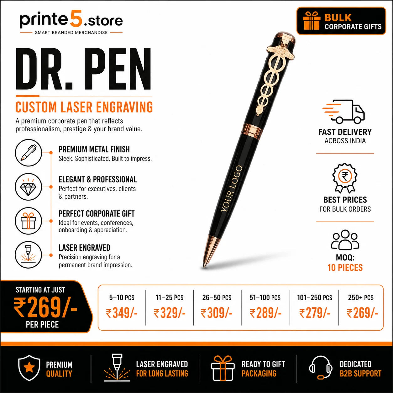 Custom Dr. Pen with Your Logo – Corporate Gifting