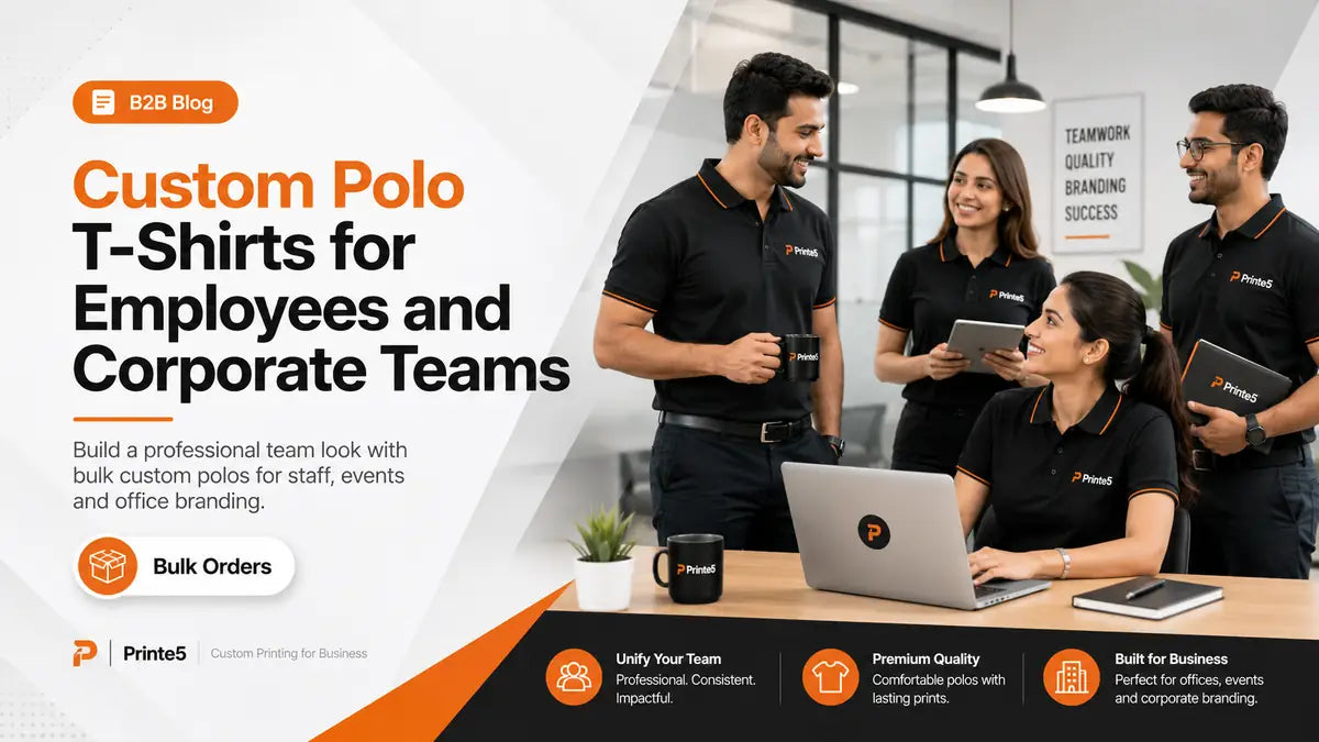 How to Choose Custom Polo T-Shirts for Employees and Corporate Teams