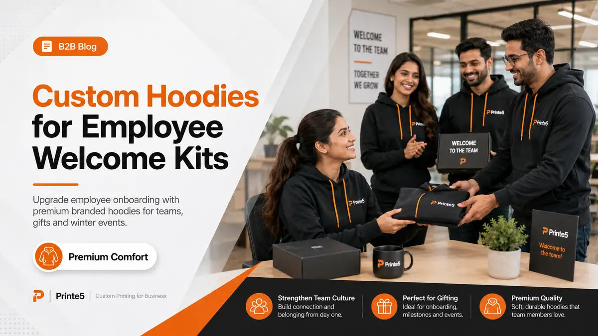 Custom Hoodies for Employee Welcome Kits, Teams and Corporate Gifting