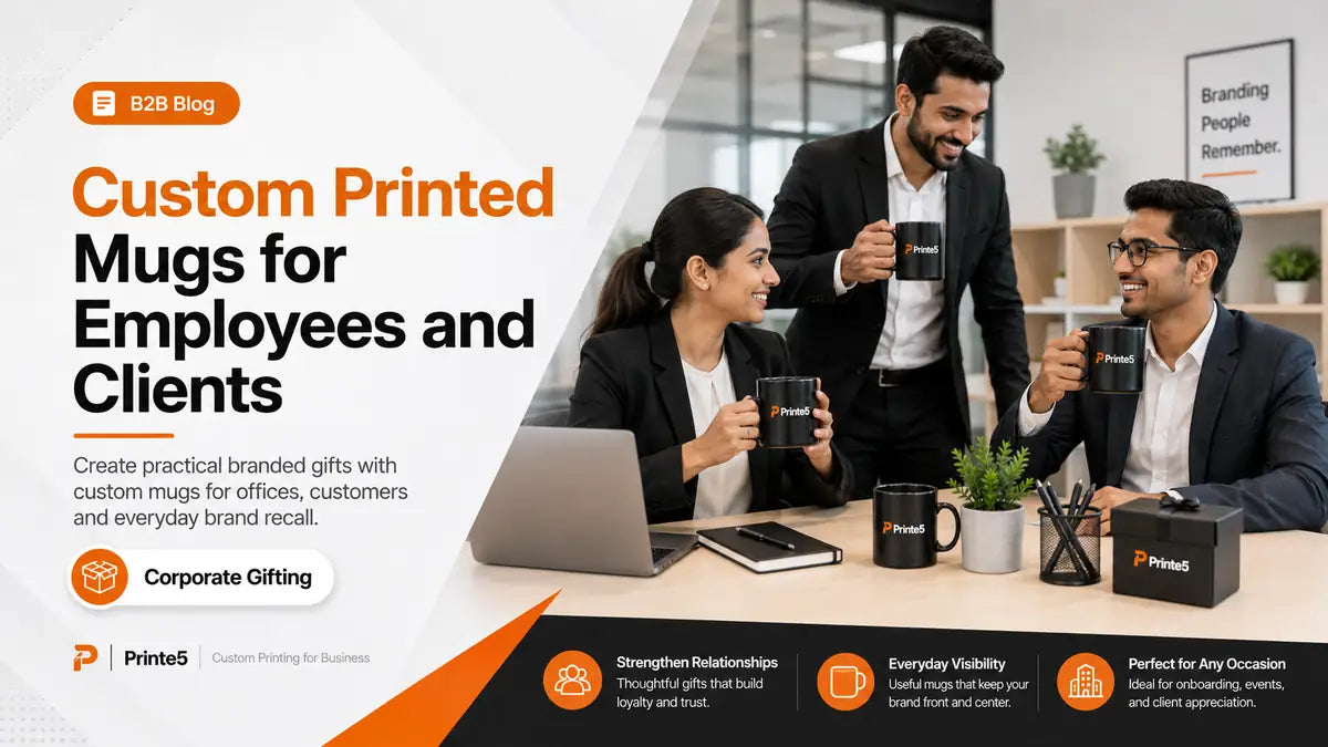 Custom Printed Mugs for Employees and Clients: A Practical Corporate Gifting Guide