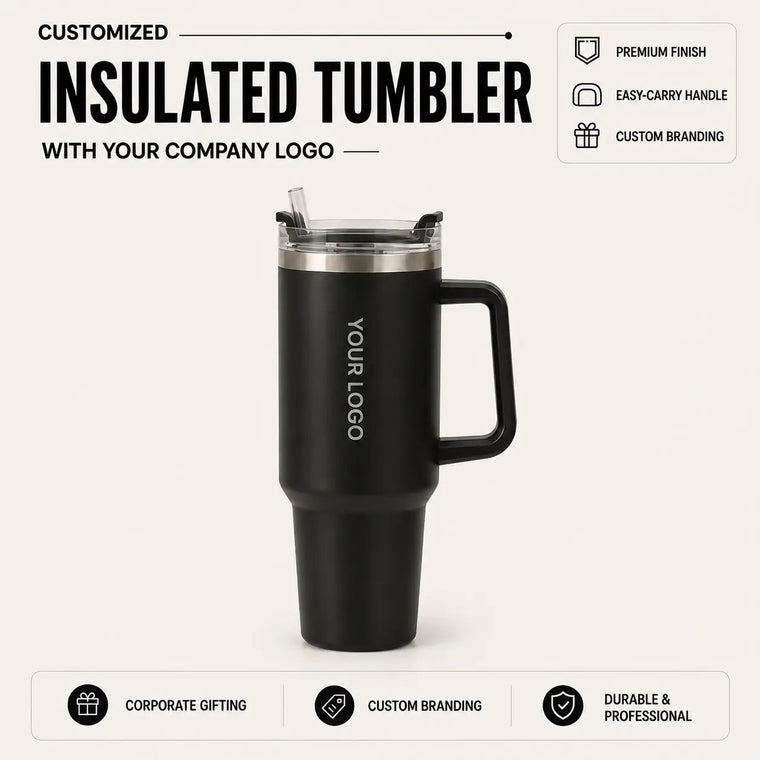 Customized Corporate Insulated Tumbler With Company Logo