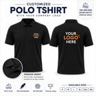 Custom Micro Dryfit Polo T-Shirt Atlantic Plain - 190-200 GSM