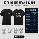 Custom Kids Round Neck T-Shirt with Your Logo