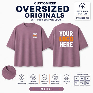 Custom Premium Pima Cotton Oversized T-Shirt – 240 GSM