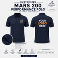 Custom Performance Polo T-Shirt – 200 GSM - Midnight Navy