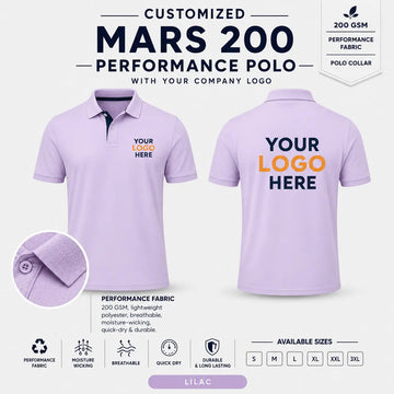 Custom Performance Polo T-Shirt – 200 GSM