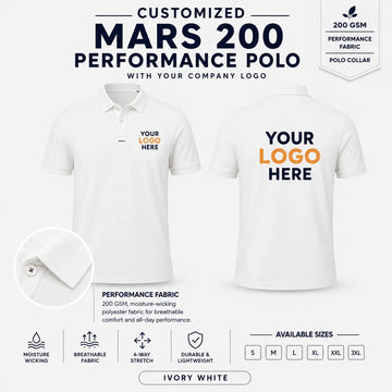Custom Performance Polo T-Shirt – 200 GSM