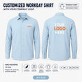 Custom Performance Workday Uniform Shirt – 190 GSM - Sky Blue