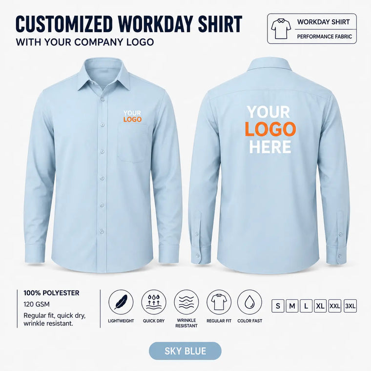 Custom Performance Workday Uniform Shirt – 190 GSM