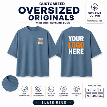 Custom Premium Pima Cotton Oversized T-Shirt – 240 GSM
