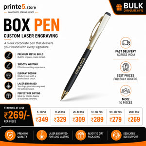 Custom Box Pen with Your Logo – Corporate Gifting