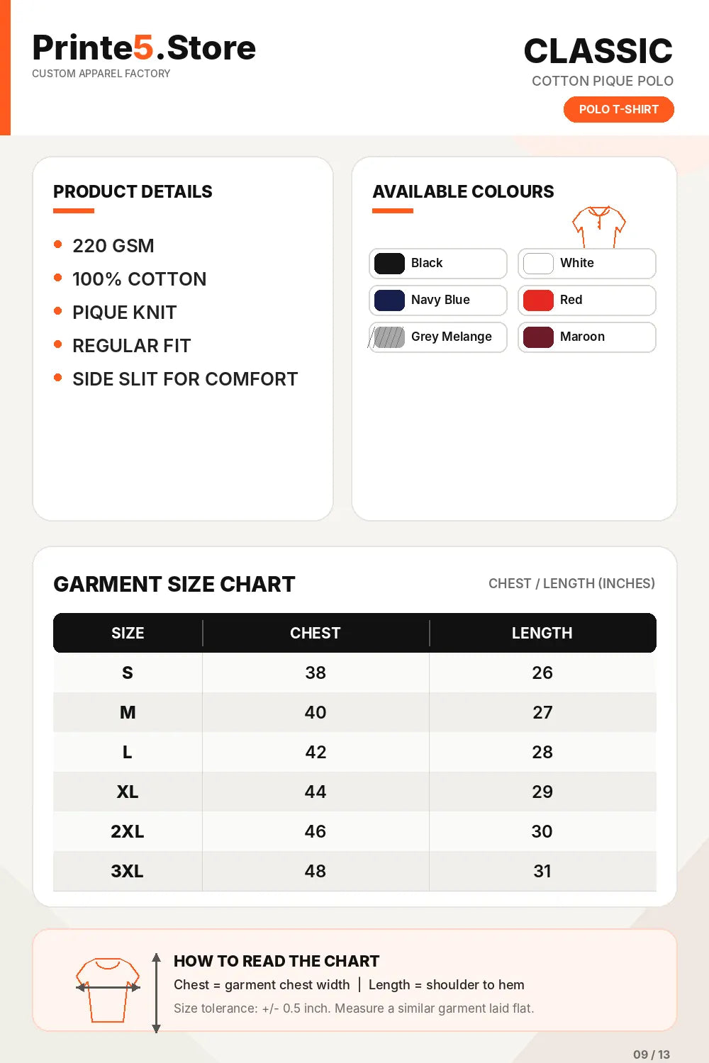 Introvert & Extrovert – Classic Edition Matching Couple T-Shirts (Set of 2) size guide